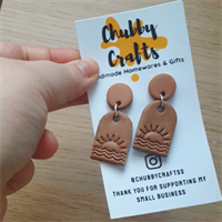 Statement Sunset Dangle Earring