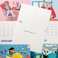 Supermeeps Calendar 2022 - Useful space to write on both sides of the calendar month