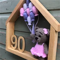 The Crochet Ballerina birthday House 3