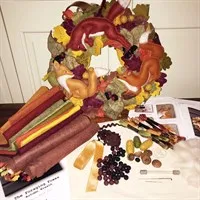 The Foraging Foxes Autumn Wreath Kit All Contents