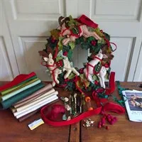 The Jingle Of Bells Christmas Wreath Kit All Contents