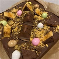 Thick chocolate slab