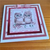 This easel Owl Birthday card. 5