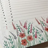 To do list notepad pink meadow art print 2 gallery shot 14