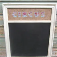 Vintage design frame circus chalkboard 1 gallery shot 1