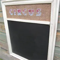 Vintage design frame circus chalkboard 3