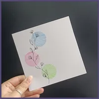 Weaving Flower Steam Card