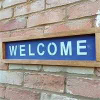 Welcome rustic handmade sign 2 gallery shot 14