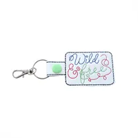 Wild And Free Keyring
