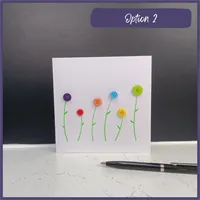 Wild Flowers Handmade Card 2