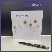 Wild Flowers Handmade Card 3