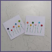 Wild Flowers Handmade Card 8