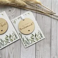 Will You Be My Bridesmaid Wooden Bauble