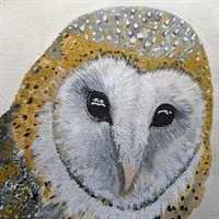 Wise Barn Owl Watercolour Painting