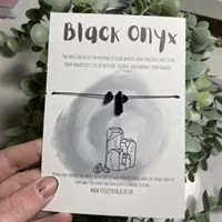 Wish String - Black Onyx gallery shot 4