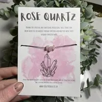 Wish String - Rose Quartz