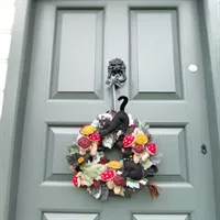 Witches’ Friends Autumn Halloween Wreath