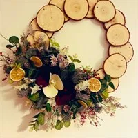 Wooden Christmas Wreath