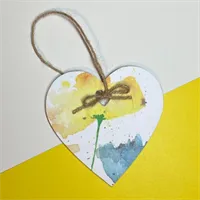 Wooden Hanging Heart Ornaments Decoratio 2 gallery shot 14