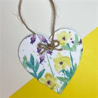 Wooden Hanging Heart Ornaments Decoratio 5 gallery shot 9