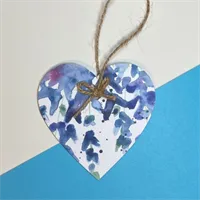 Wooden Hanging Heart Ornaments Decoratio 9