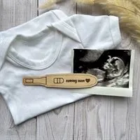Wooden Positive Pregnancy Test