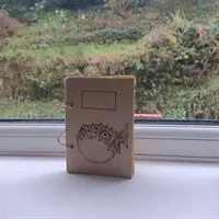Wooden Pufferfish Notebook