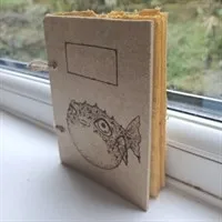 Wooden Pufferfish Notebook gallery shot 2