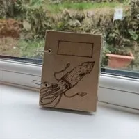 Wooden Squid Notebook