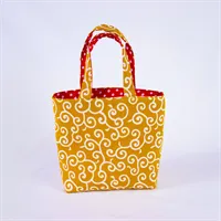 Yellow Mini Tote Bag | Japanese Design