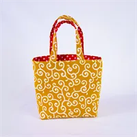 Yellow Mini Tote Bag | Japanese Design 5 gallery shot 3