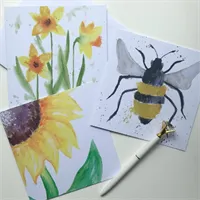 Yellow Pack of Greetings Card