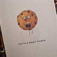 You're A Smart Cookie. Handmade Card