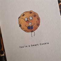You're A Smart Cookie. Handmade Card