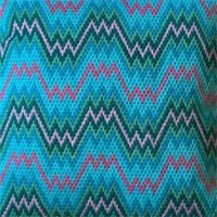 Zigzag Design Needlepoint Cushion 2